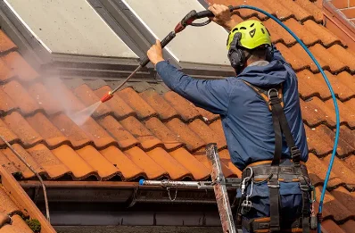 Démoussage et hydrofuge de toiture à Ploumagoar